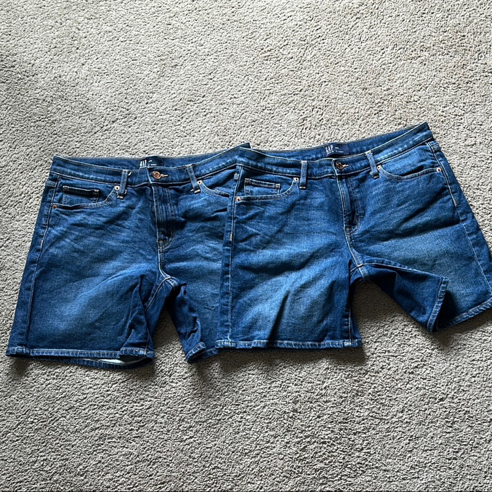 GAP Factory Denim Shorts 2 Pair